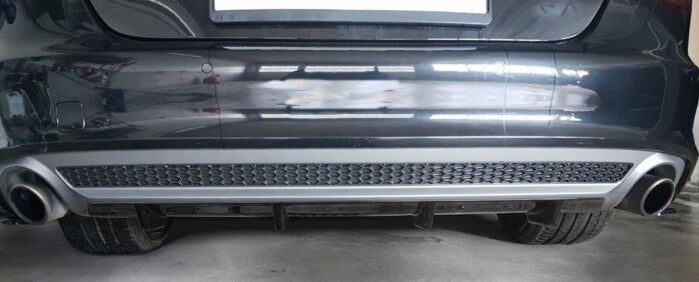 Heckansatz Diffusor passend für Audi A7 Mk1 S-Line Carbon Look