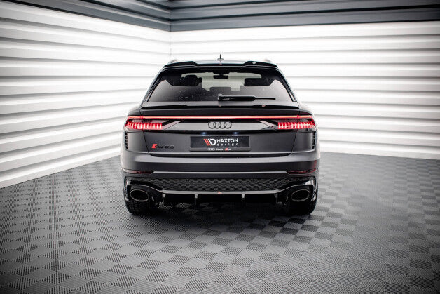 Heckansatz Diffusor passend für Audi RSQ8 Mk1 schwarz Hochglanz