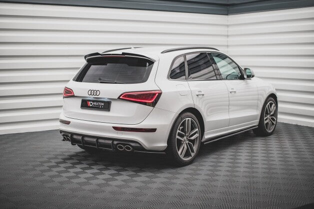 Heckansatz Diffusor passend für Audi SQ5 Mk1 (8R) roter Kern