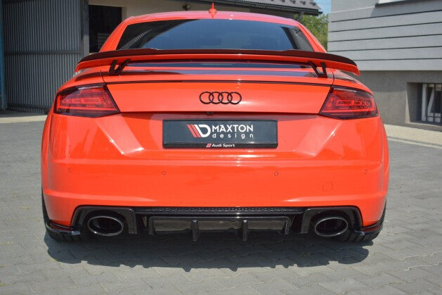 Heckansatz Diffusor passend für Audi TT RS 8S schwarz Hochglanz