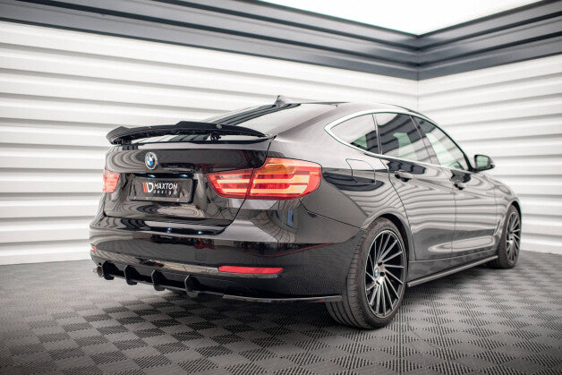 Heckansatz Diffusor passend für BMW 3er GT F34 schwarz-rot