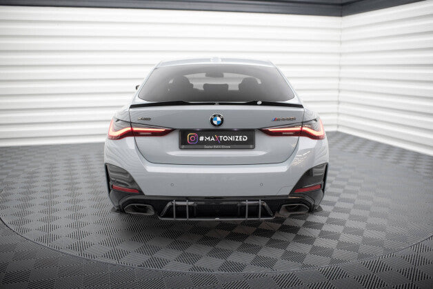 Heckansatz Diffusor passend für BMW 4er Gran Coupe M440i G26 schwarz matt