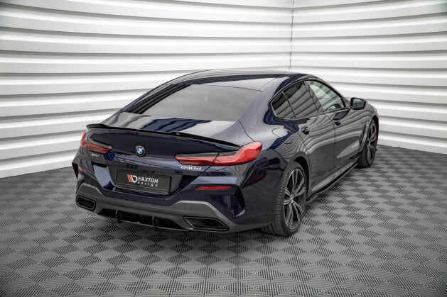Heckansatz Diffusor passend für BMW 8 Gran Coupe M-Paket G16 schwarz matt