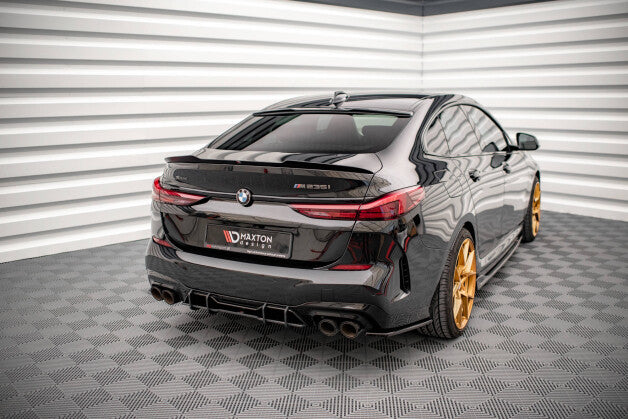 Heckansatz Diffusor passend für BMW M235i Gran Coupe F44 roter Kern