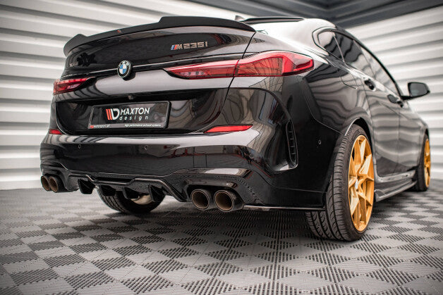 Heckansatz Diffusor passend für BMW M235i Gran Coupe F44 schwarz Hochglanz