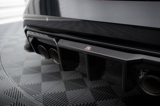 Heckansatz Diffusor passend für BMW M3 Limousine / Touring G80 / G81 schwarz Hochglanz