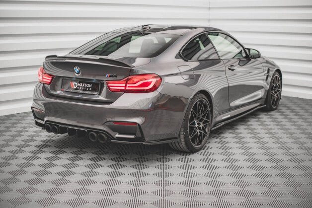 Heckansatz Diffusor passend für BMW M4 F82 schwarz Hochglanz