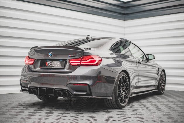 Heckansatz Diffusor passend für BMW M4 F82 schwarz matt