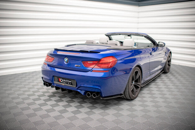 Heckansatz Diffusor passend für BMW M6 Gran Coupe / Coupe / Cabriolet F06 / F13 / F12 schwarz Hochglanz