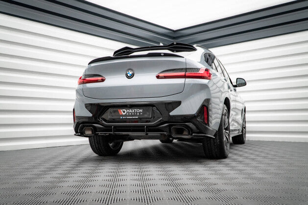 Heckansatz Diffusor passend für BMW X4 M-Paket G02 M-Paket schwarz-rot