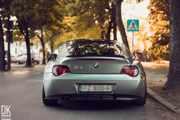 Heckansatz Diffusor passend für BMW Z4 Coupe E86 schwarz matt