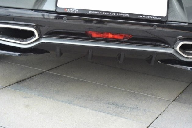 Heckansatz Diffusor passend für CITROEN DS5 schwarz Hochglanz