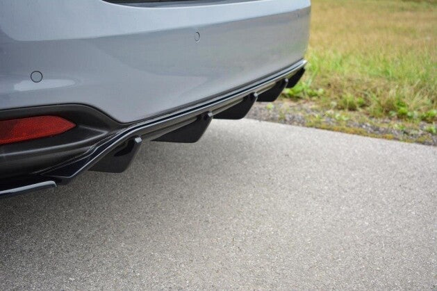 Heckansatz Diffusor passend für Fiat Tipo S-Design SW schwarz Hochglanz