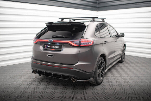 Heckansatz Diffusor passend für Ford Edge Mk2 roter Kern