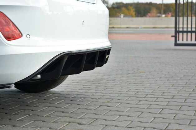 Heckansatz Diffusor passend für Ford Fiesta Mk8 ST-Line Carbon Look