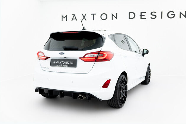 Heckansatz Diffusor passend für Ford Fiesta Mk8 ST-Line schwarz Hochglanz