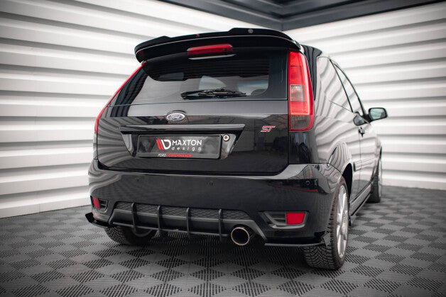 Heckansatz Diffusor passend für Ford Fiesta ST Mk6 roter Kern