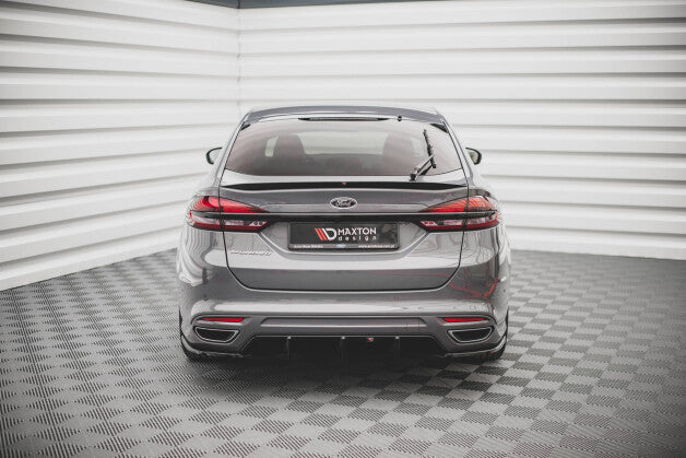 Heckansatz Diffusor passend für Ford Mondeo ST-Line Mk5 FL schwarz Hochglanz