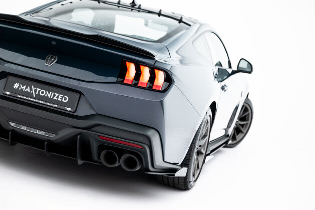 Heckansatz Diffusor passend für Ford Mustang Dark Horse Mk7 schwarz matt