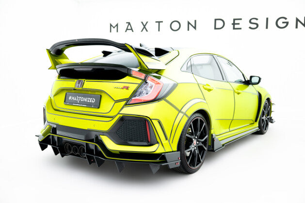 Heckansatz Diffusor passend für Honda Civic Type-R Mk10 / Mk10 FL schwarz matt