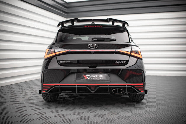 Heckansatz Diffusor passend für Hyundai I20 N Mk3 schwarz matt