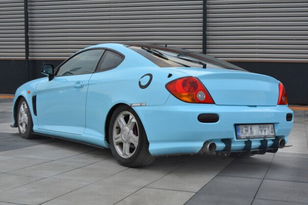 Heckansatz Diffusor passend für Hyundai TIBURON MK.2 FL schwarz matt