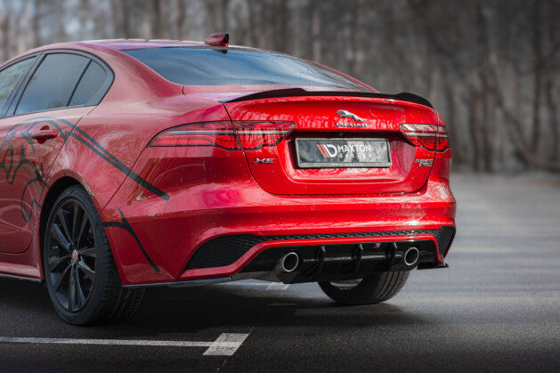 Heckansatz Diffusor passend für Jaguar XE R-Dynamic X760 FL schwarz Hochglanz