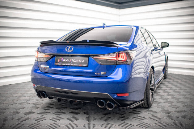 Heckansatz Diffusor passend für Lexus GS F Mk4 FL Carbon Look