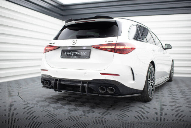 Heckansatz Diffusor passend für Mercedes-AMG C 43 W206 schwarz matt