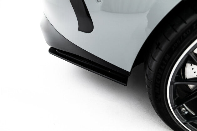 Heckansatz Diffusor passend für Mercedes-AMG CLE 53 Aero C236 roter Kern