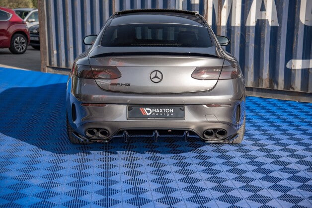 Heckansatz Diffusor passend für Mercedes-AMG E53 Coupe C238 / Cabriolet A238 schwarz Hochglanz
