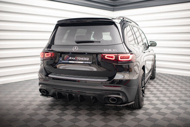 Heckansatz Diffusor passend für Mercedes-AMG GLB 35 / AMG-Line X247 schwarz Hochglanz