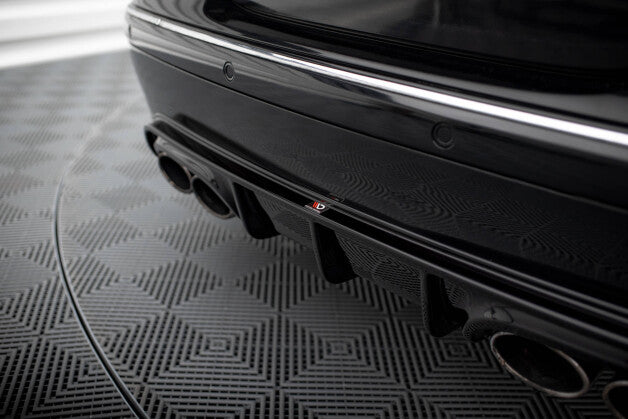 Heckansatz Diffusor passend für Mercedes CLK W209 schwarz Hochglanz