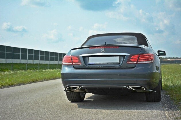 Heckansatz Diffusor passend für Mercedes E W212 Carbon Look