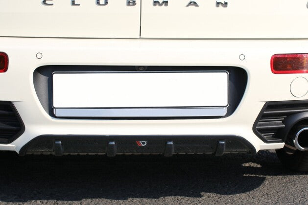 Heckansatz Diffusor passend für Mini CLUBMAN S MK2 (F54) JCW schwarz Hochglanz