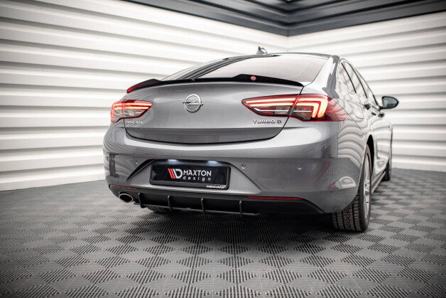 Heckansatz Diffusor passend für Opel Insignia Mk2 schwarz matt