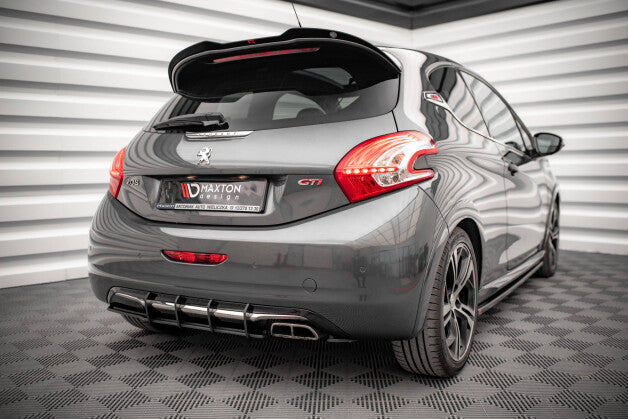 Heckansatz Diffusor passend für Peugeot 208 GTi Mk1 roter Kern