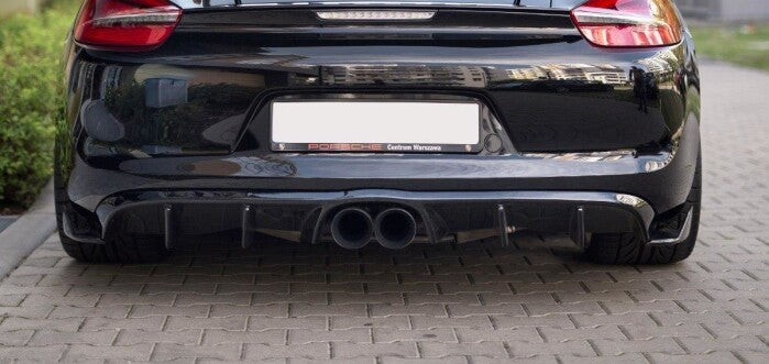 Heckansatz Diffusor passend für Porsche Cayman Mk2 981C