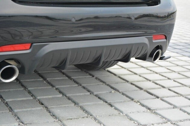 Heckansatz Diffusor passend für Saab 9-3 Aero Mk2 FL schwarz Hochglanz