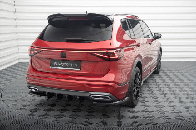 Heckansatz Diffusor passend für Seat Tarraco FR Mk1 schwarz Hochglanz