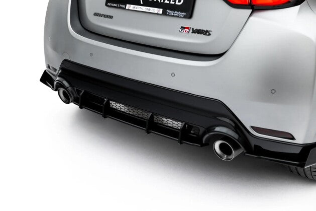 Heckansatz Diffusor passend für Toyota GR Yaris Mk4 Facelift roter Kern