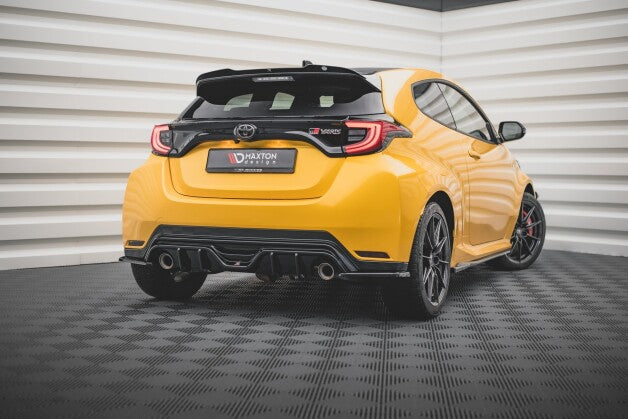 Heckansatz Diffusor passend für Toyota GR Yaris Mk4 schwarz Hochglanz