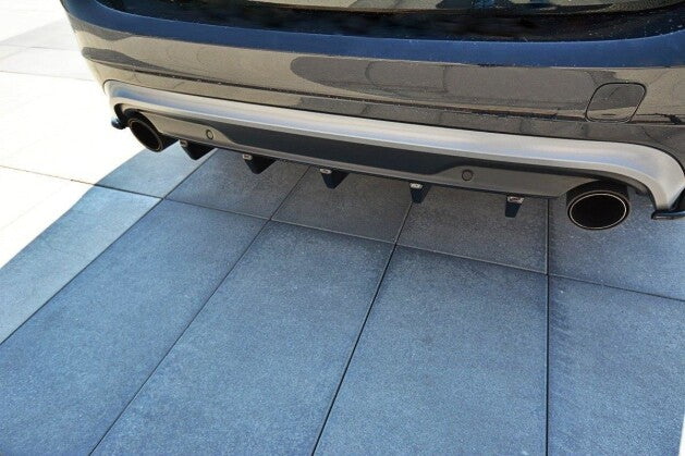 Heckansatz Diffusor passend für Volvo V60 Polestar FL schwarz Hochglanz