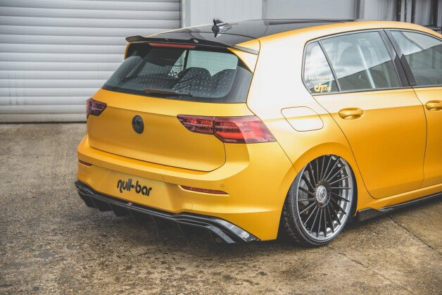 Heckansatz Diffusor passend für VW Golf Mk8 FL schwarz Hochglanz