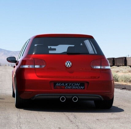 Heckansatz Diffusor passend für VW Golf V R32 Look passend für VW Golf VI schwarz Hochglanz