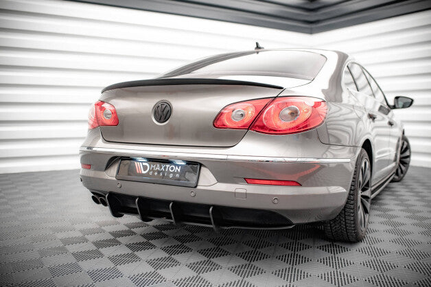 Heckansatz Diffusor passend für VW Passat CC schwarz matt