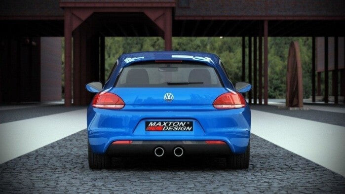 Heckansatz Diffusor passend für VW Scirocco III R mit 2 auspuff