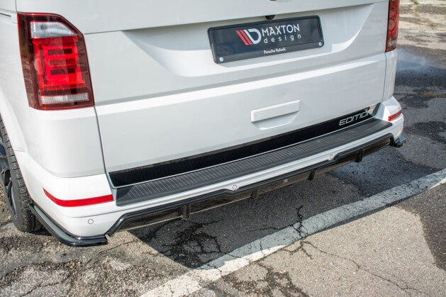 Heckansatz Diffusor passend für VW T6 schwarz Hochglanz