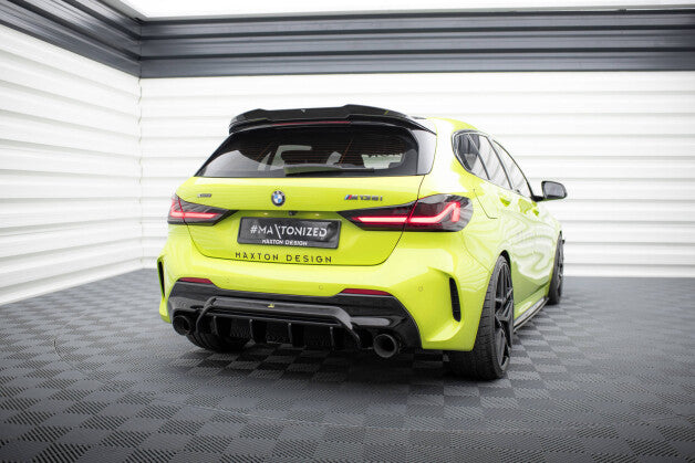 Heckansatz Diffusor V.1 passend für BMW 1er F40 M-Paket/ M135i schwarz Hochglanz