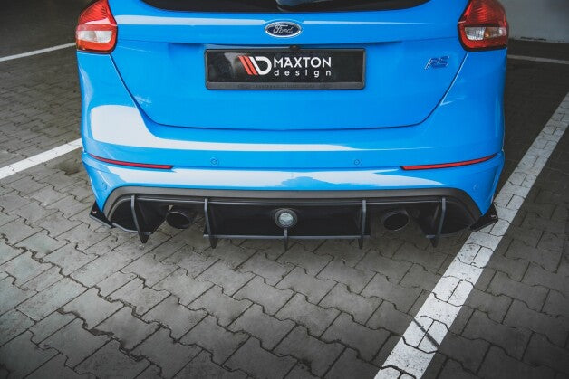 Heckansatz Diffusor V.1 passend für Ford Focus RS Mk3 schwarz matt